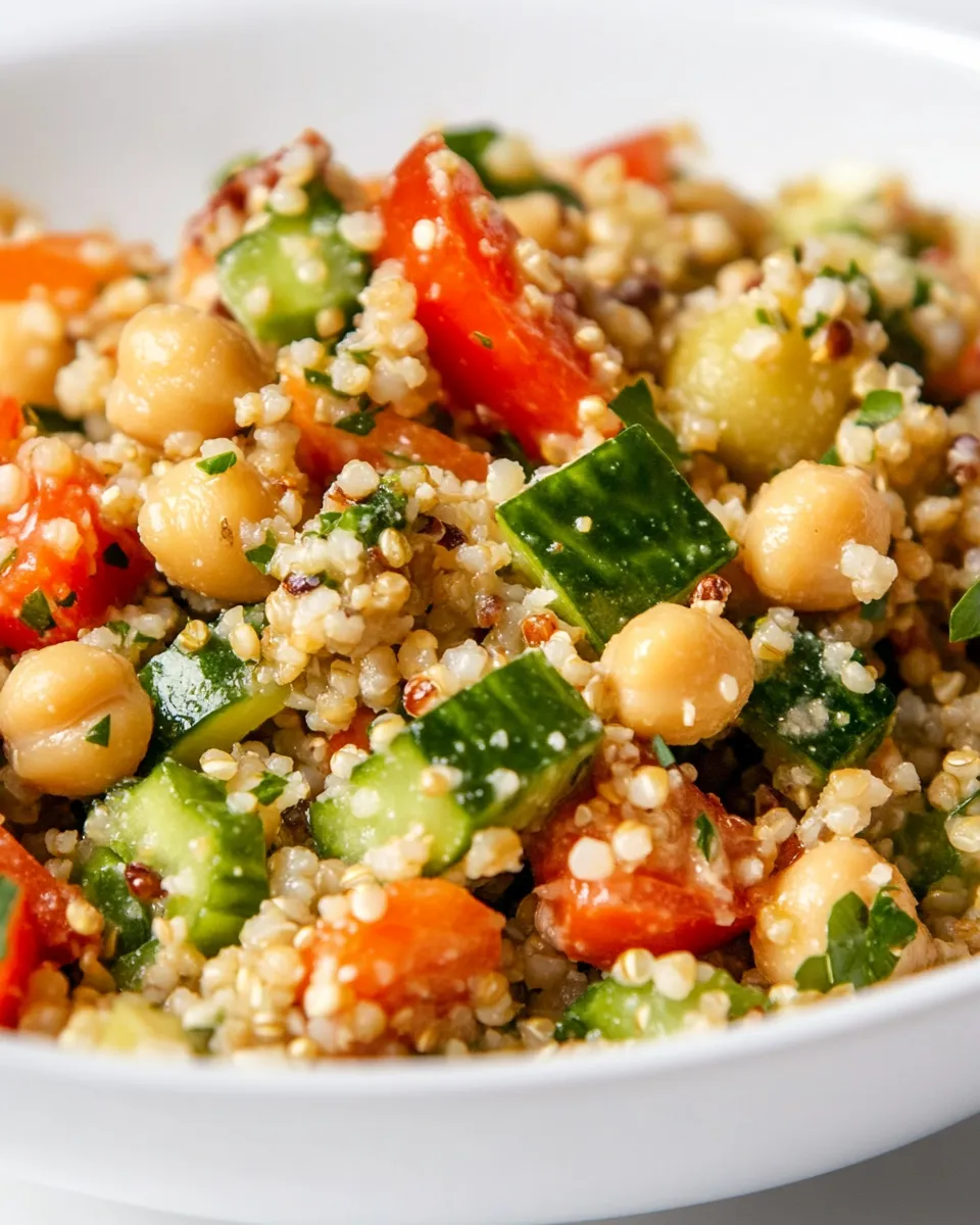 Classic Quinoa & Chickpea Salad image