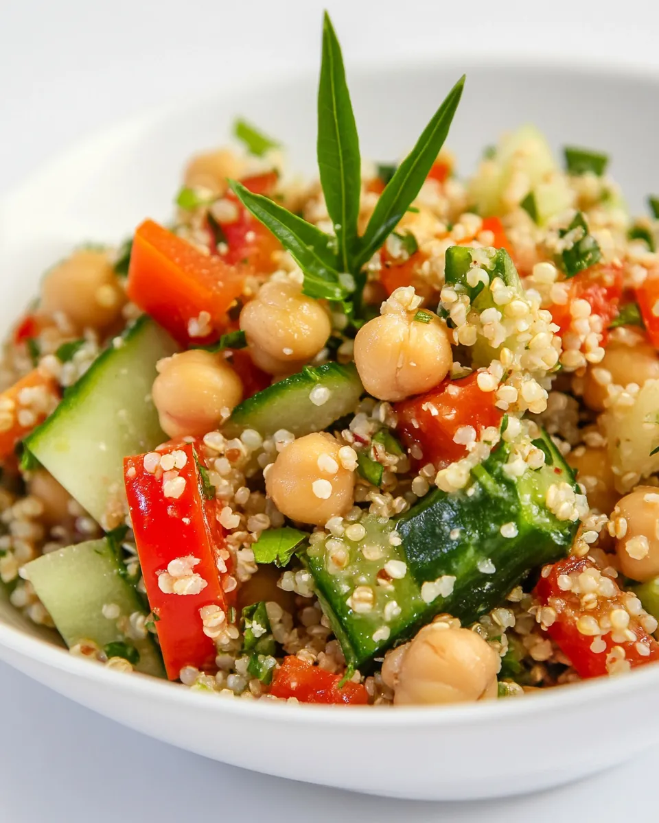 Easy Quinoa & Chickpea Salad recipe photo