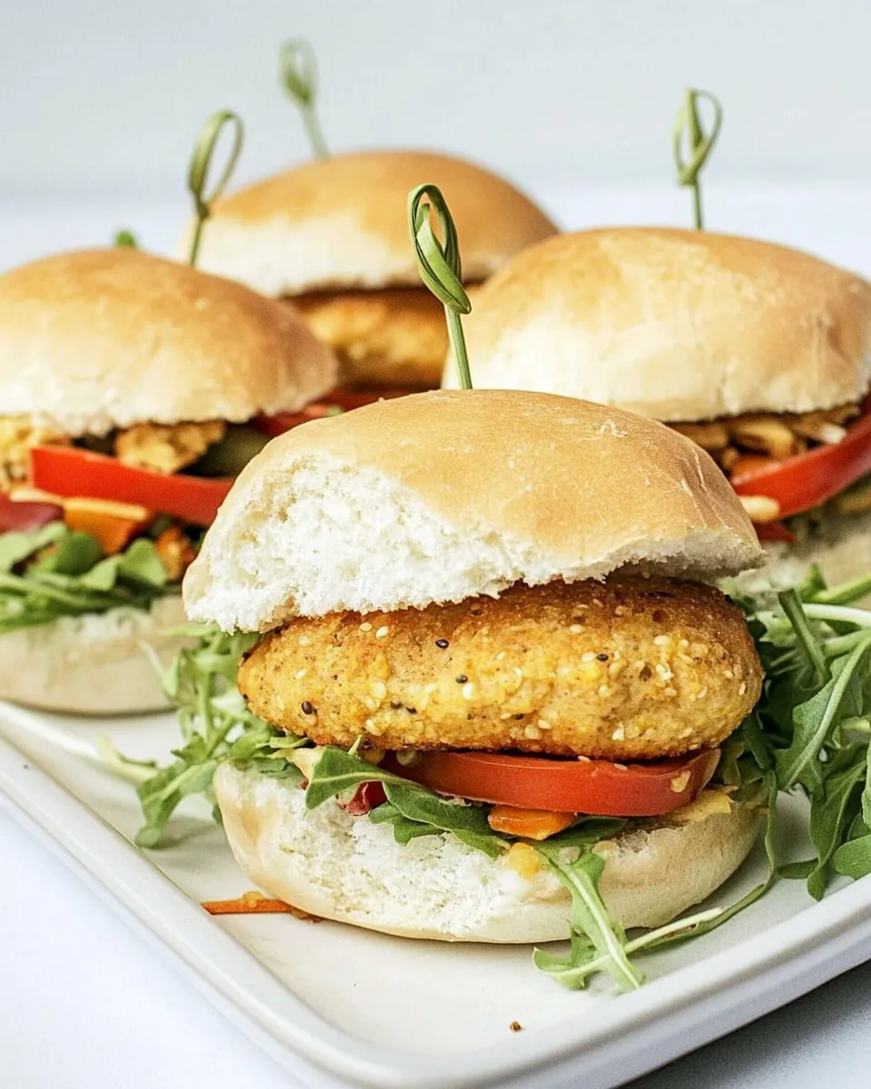 Delicious Quinoa and Veggie Sliders image