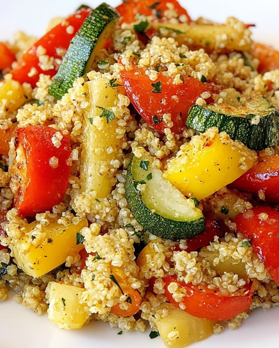 Delicious Quinoa with Roasted Vegetables image