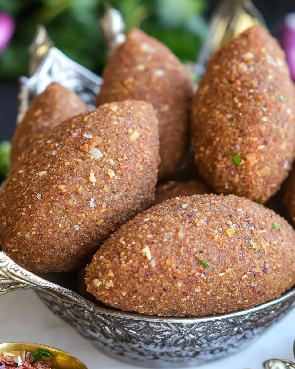 Homemade Quipes or Kipes (Dominican Kibbeh) recipe image