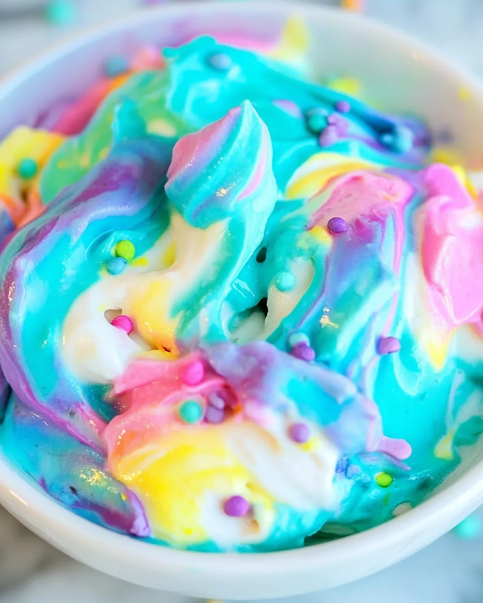 Quick Rainbow Unicorn Dip recipe photo