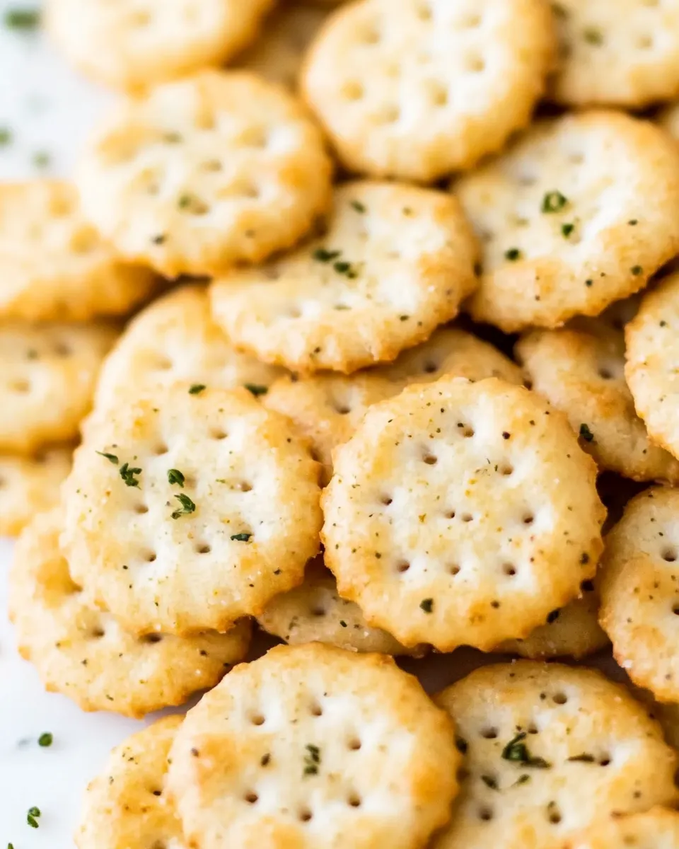 Delicious Ranch Crackers shot