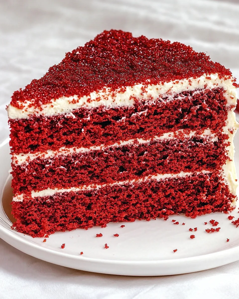 Homemade Red Velour Cake photo