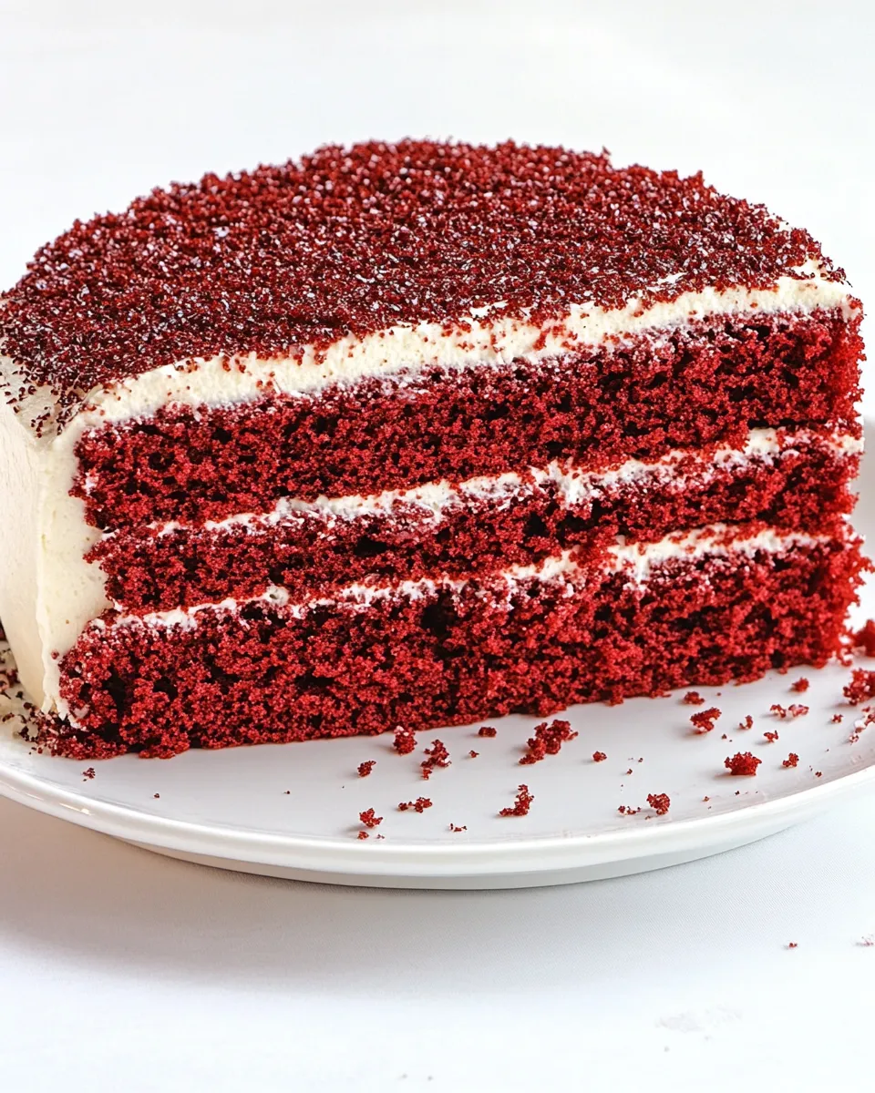 Delicious Red Velour Cake recipe image