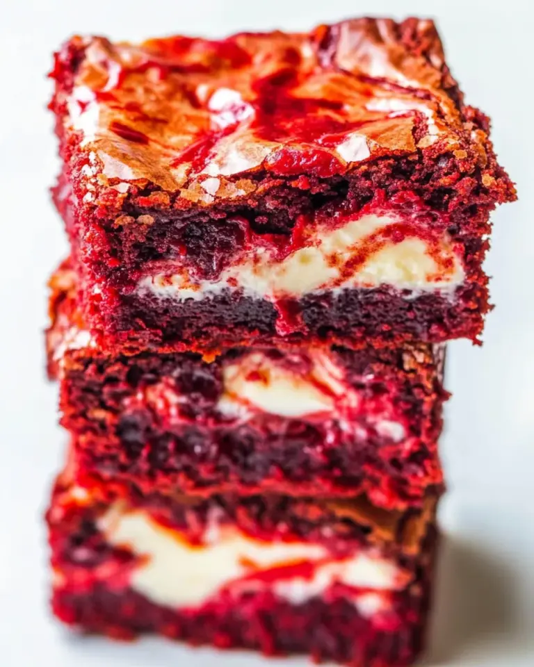 Homemade Red Velvet Cheesecake Brownies photo
