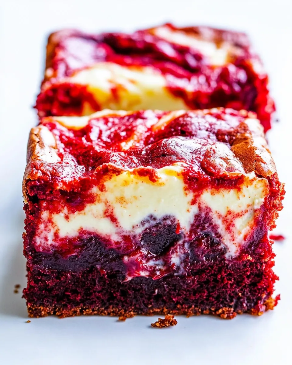 Classic Red Velvet Cheesecake Brownies image