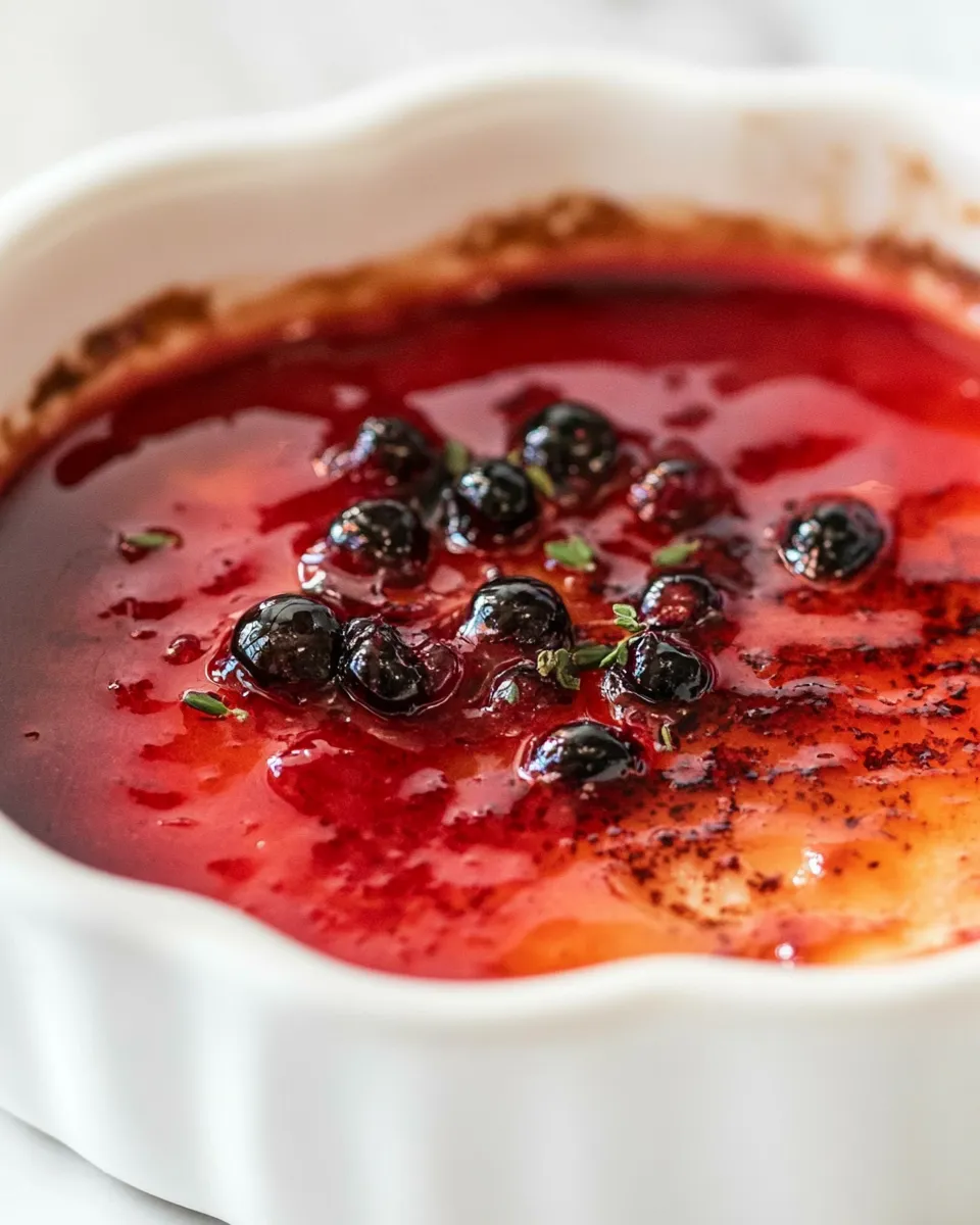 Delicious Red Velvet Creme Brulee shot