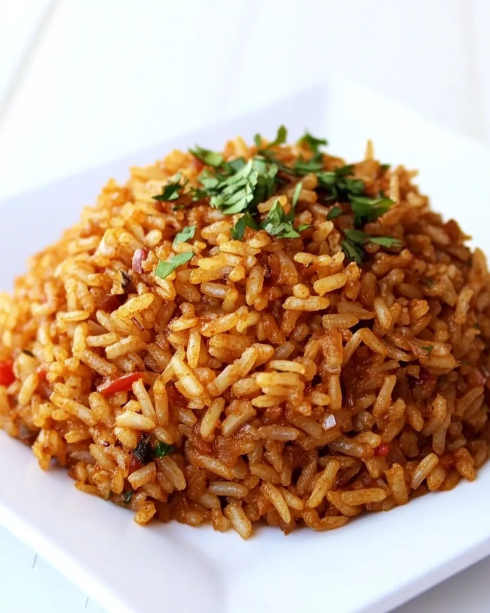 Homemade Restaurant Style Mexican Rice photo