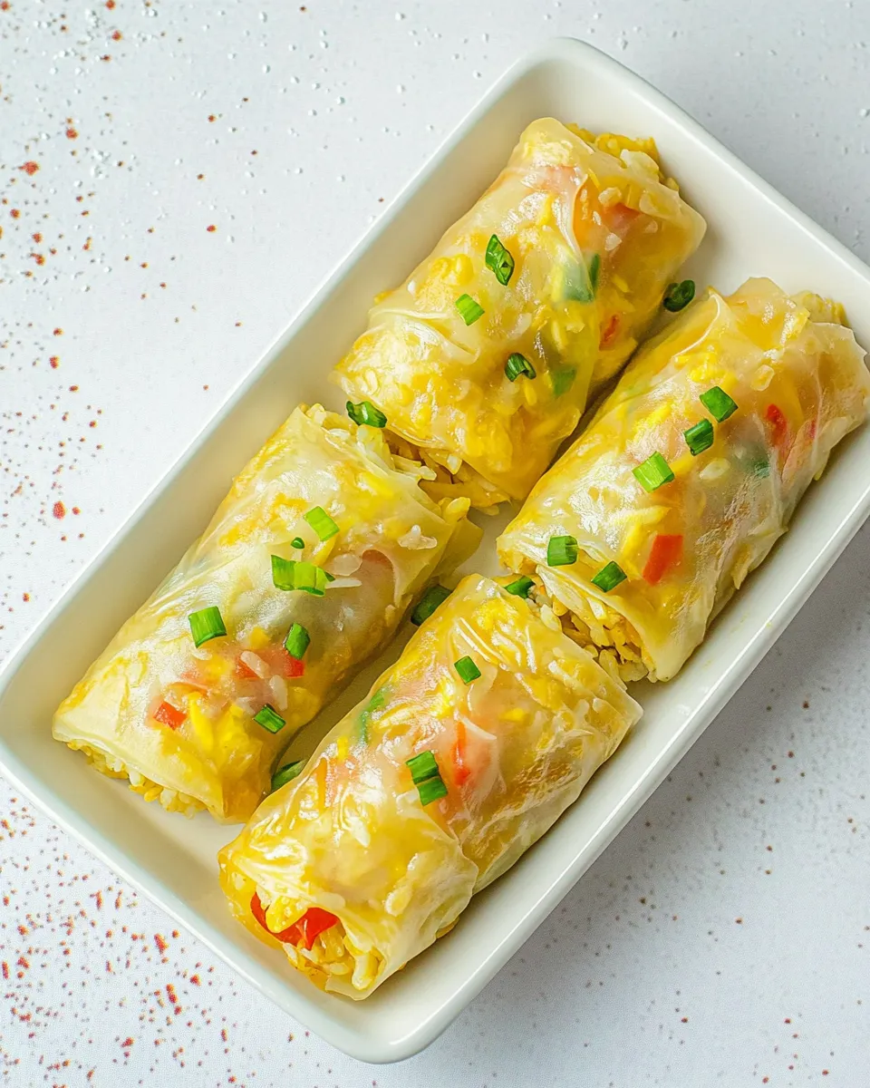 Easy Rice Paper Samosa Rolls image