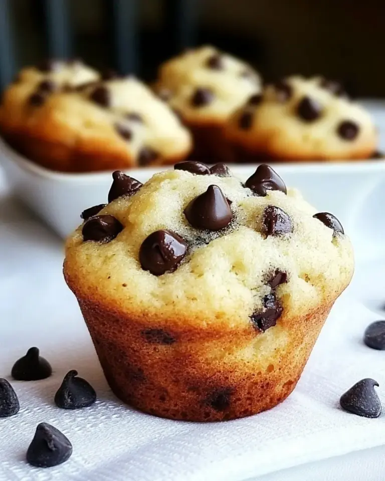 Homemade Ricotta Cheese Chocolate Chip Muffins photo