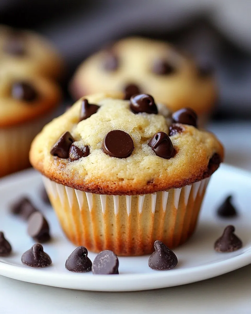 Classic Ricotta Cheese Chocolate Chip Muffins image