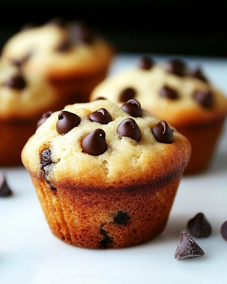 Easy Ricotta Cheese Chocolate Chip Muffins recipe photo
