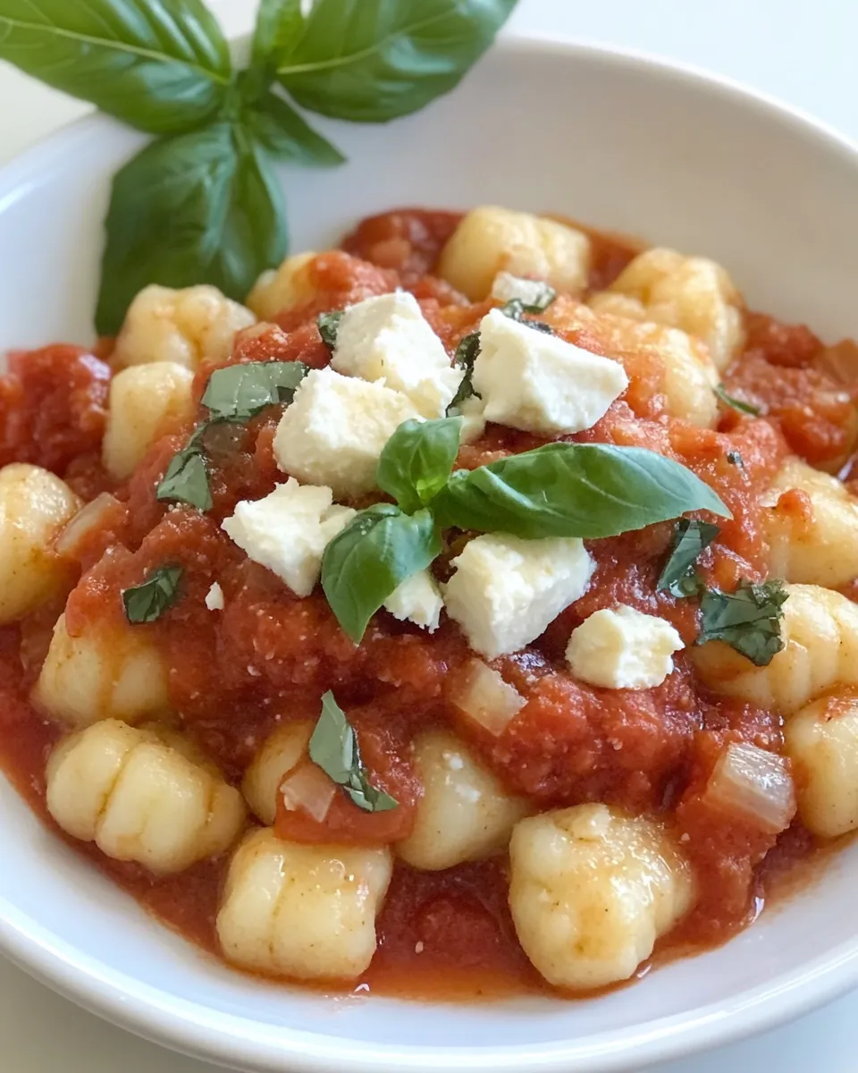 Delicious Ricotta Gnocchi with Marinara image