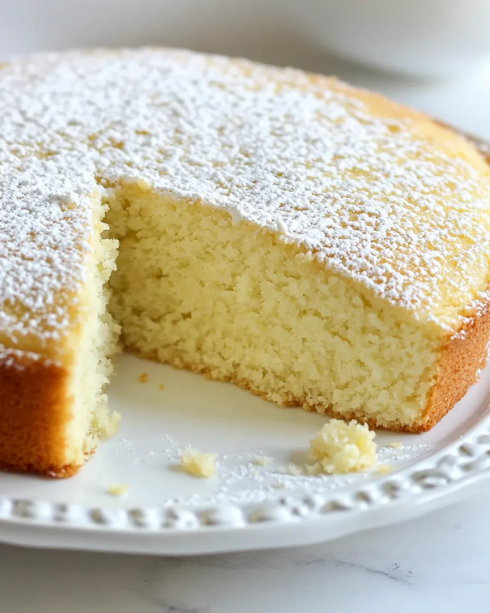 Classic Ricotta Olive Oil Cake Recipe image
