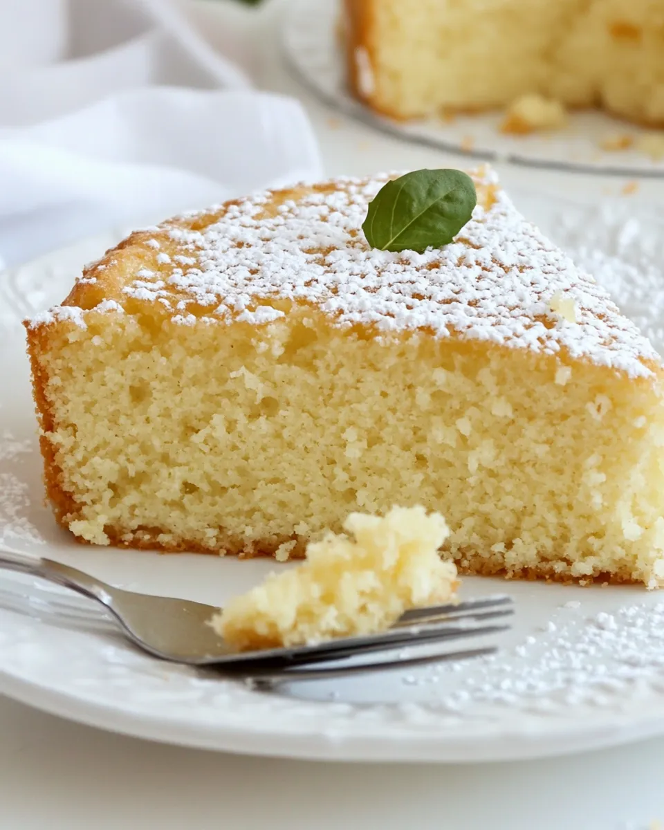 Easy Ricotta Olive Oil Cake Recipe shot