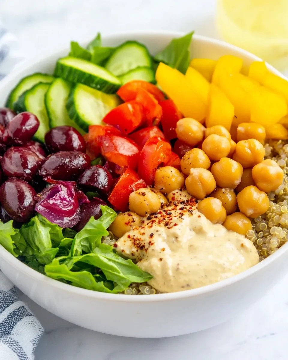 Tasty Roasted Chickpea Quinoa Buddha Bowl dish photo
