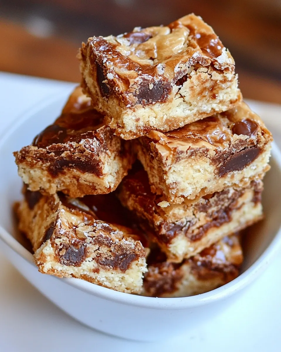 Easy Rolo Dream Bars recipe photo