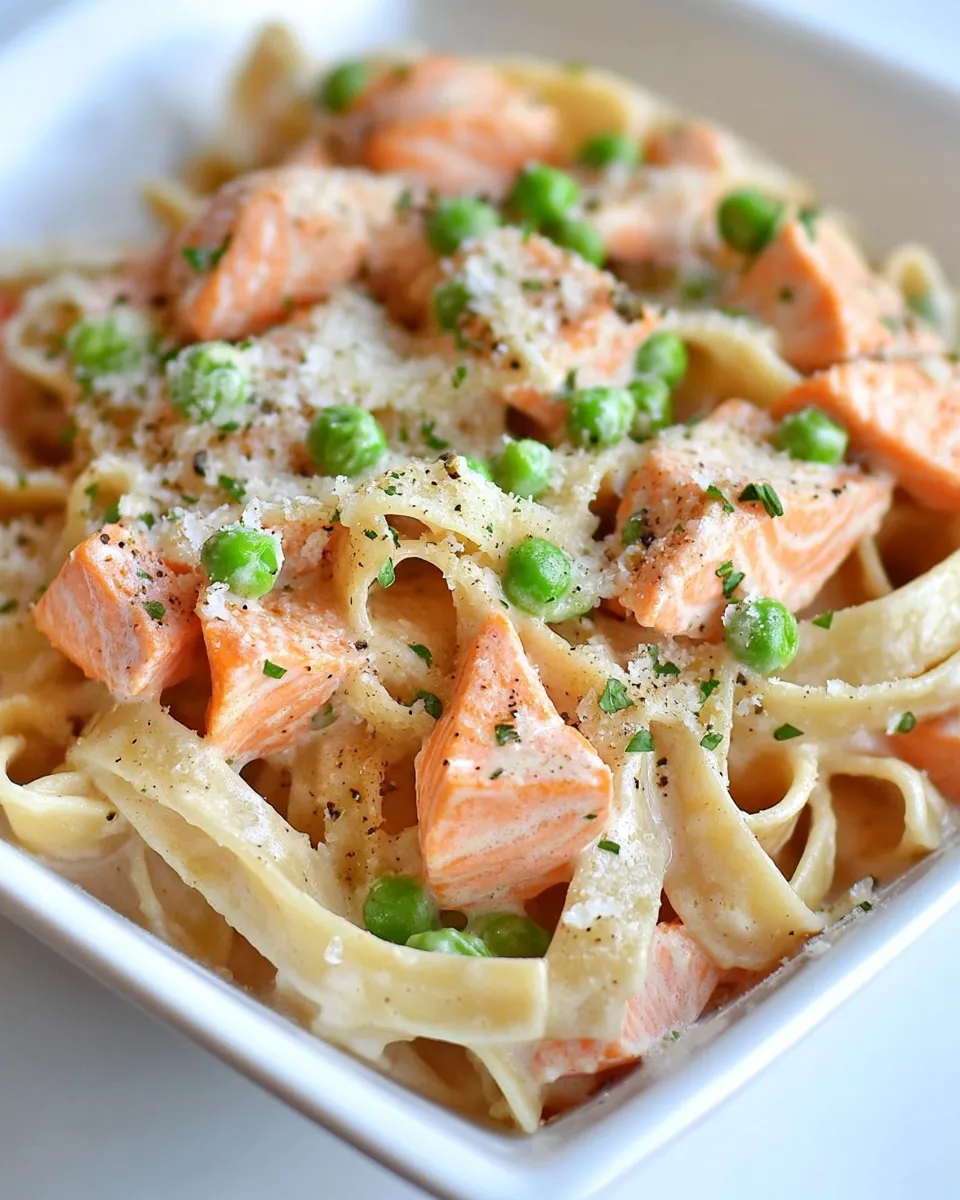 Homemade Salmon Pasta photo