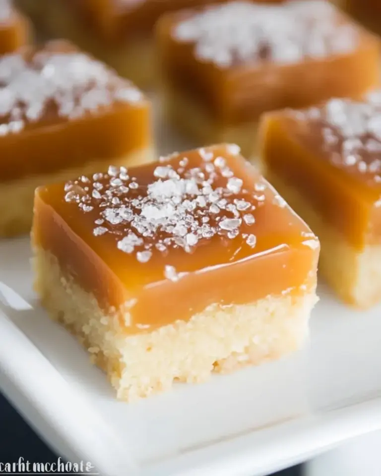 Homemade Salted Caramel Bars photo