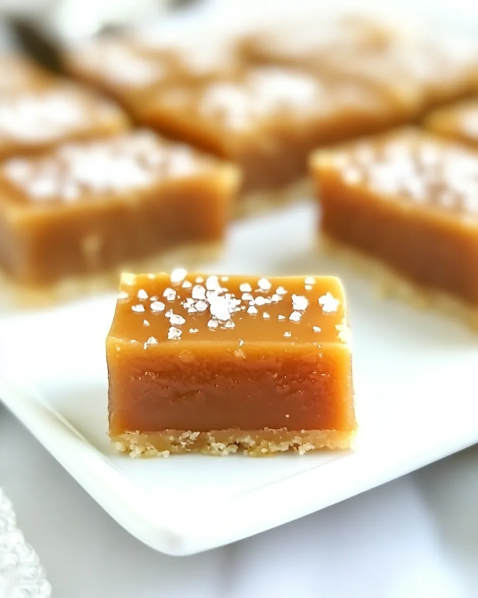 Easy Salted Caramel Bars recipe photo