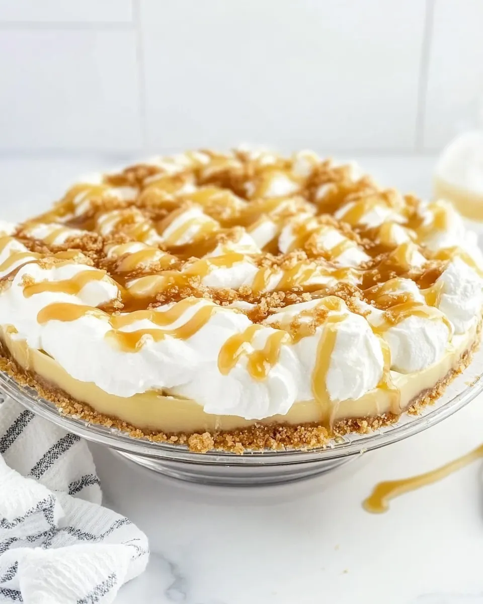 Delicious Salted Caramel Pie shot