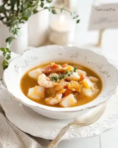 Homemade "Sancocho" de Mariscos (Shellfish Stew) recipe photo