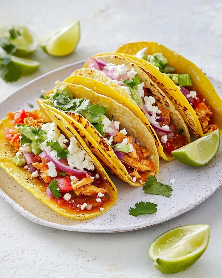 Homemade Saucy Chicken Tinga Tacos photo