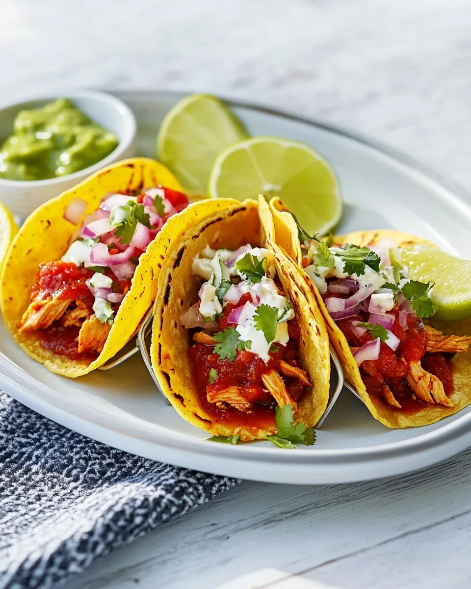 Easy Saucy Chicken Tinga Tacos recipe photo
