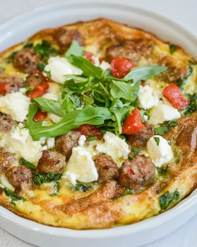Homemade Sausage and Bocconcini Frittata photo
