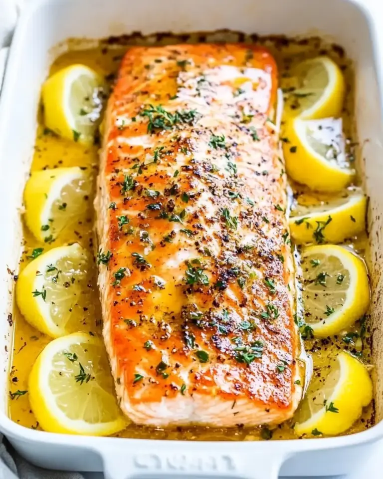 Easy Sheet Pan Honey Lemon Salmon photo