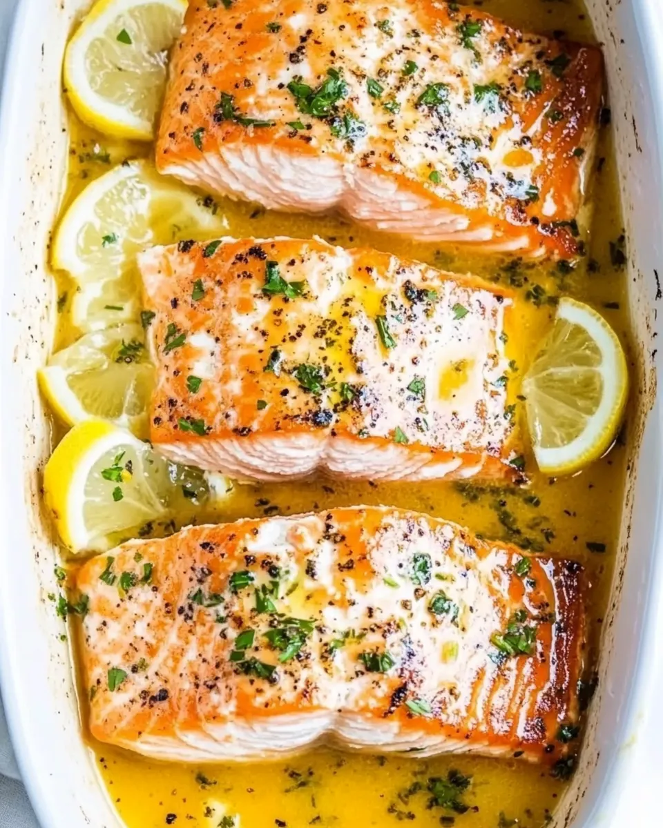 Quick Sheet Pan Honey Lemon Salmon shot