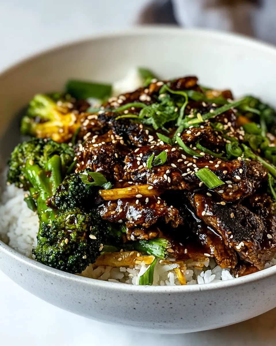 Classic Sheet Pan Spicy Ginger Sesame Beef and Broccoli. picture