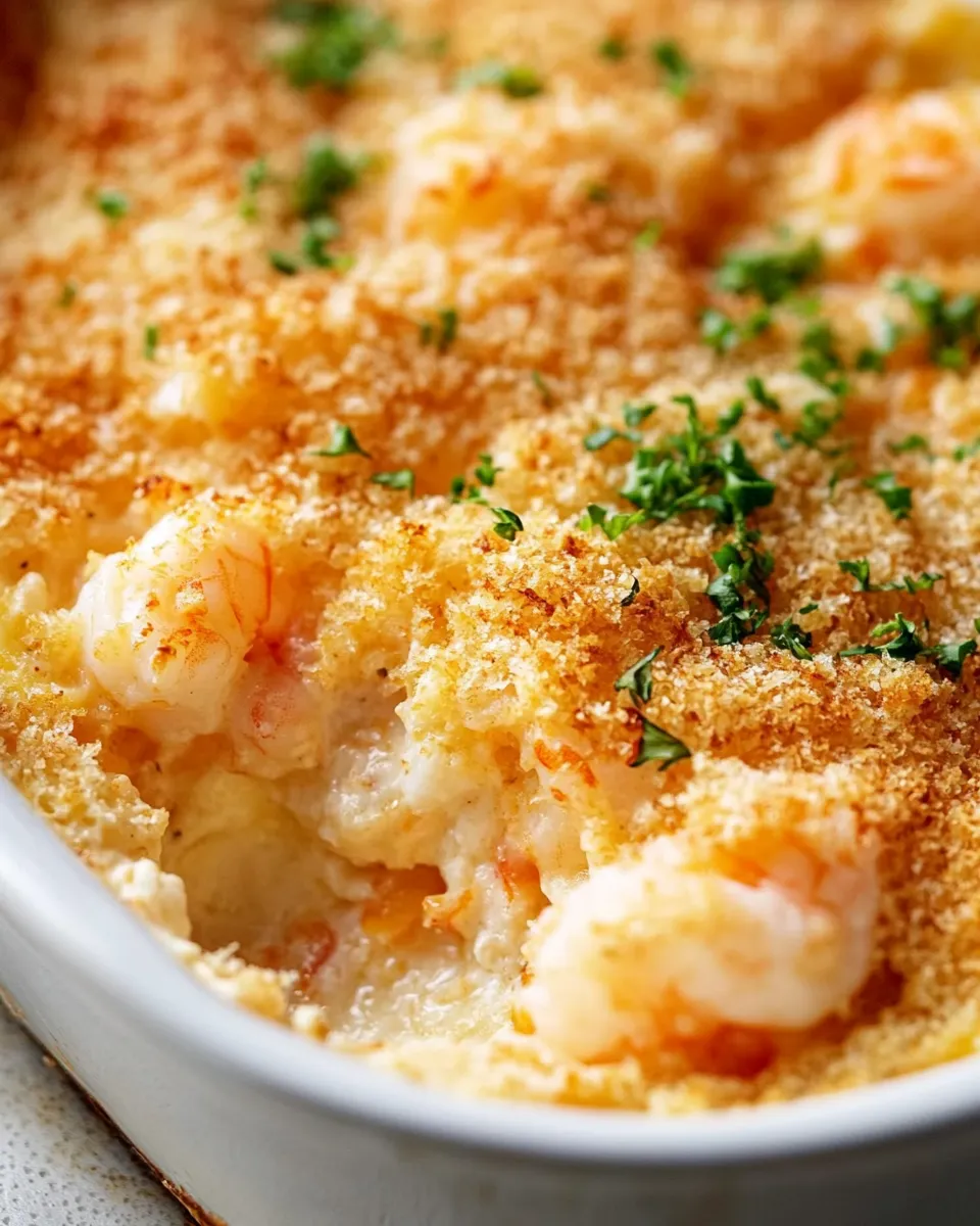 Easy Shrimp Casserole Recipe shot