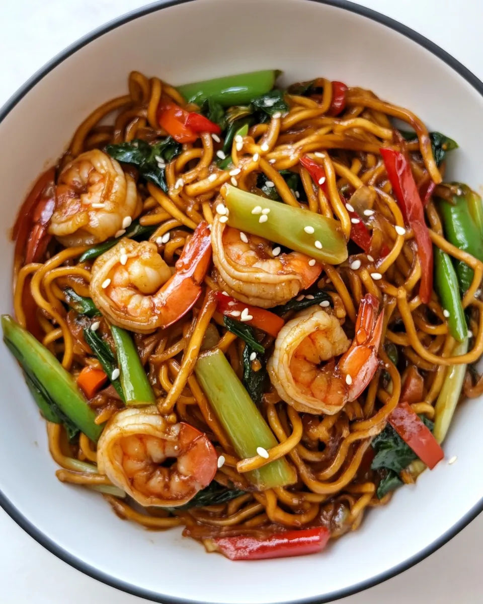Easy Shrimp Lo Mein photo