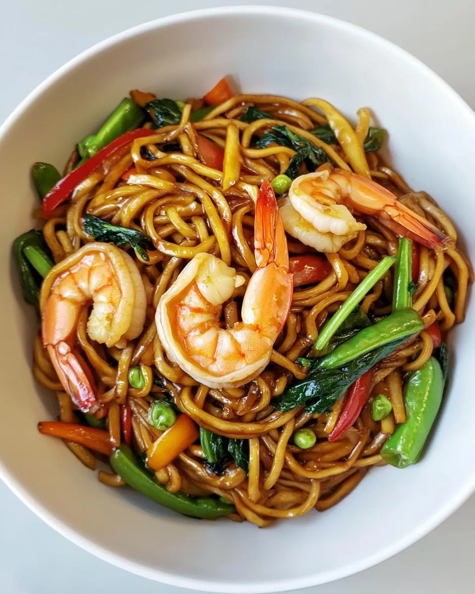 Delicious Shrimp Lo Mein image