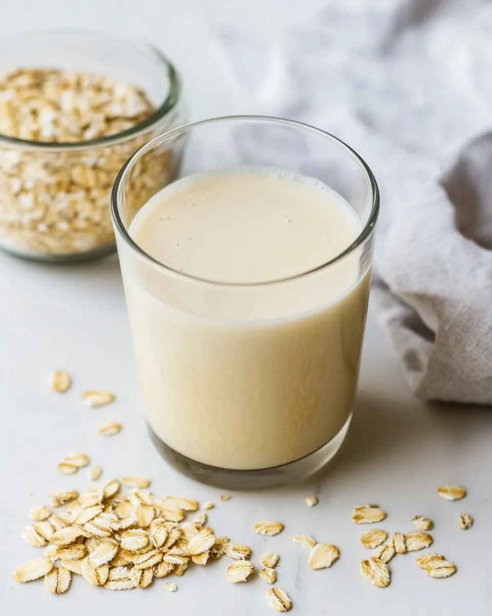 Quick Simple DIY Oat Milk shot