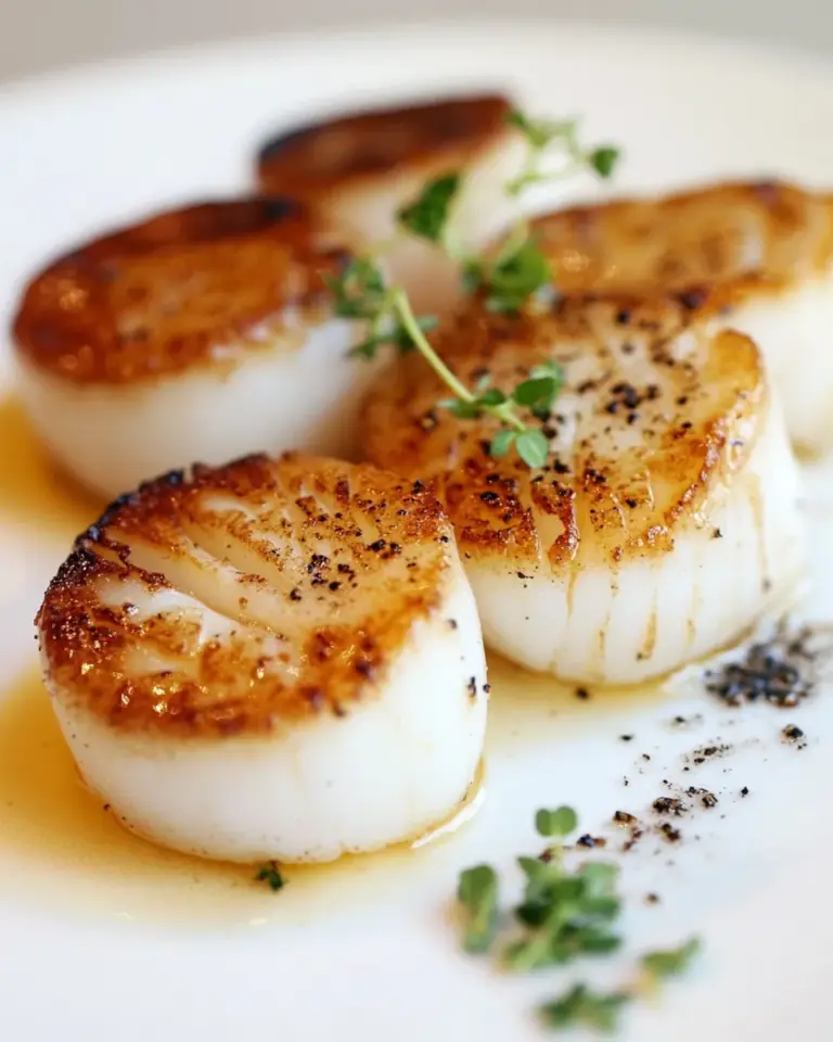 Easy Simple Pan Seared Scallops photo