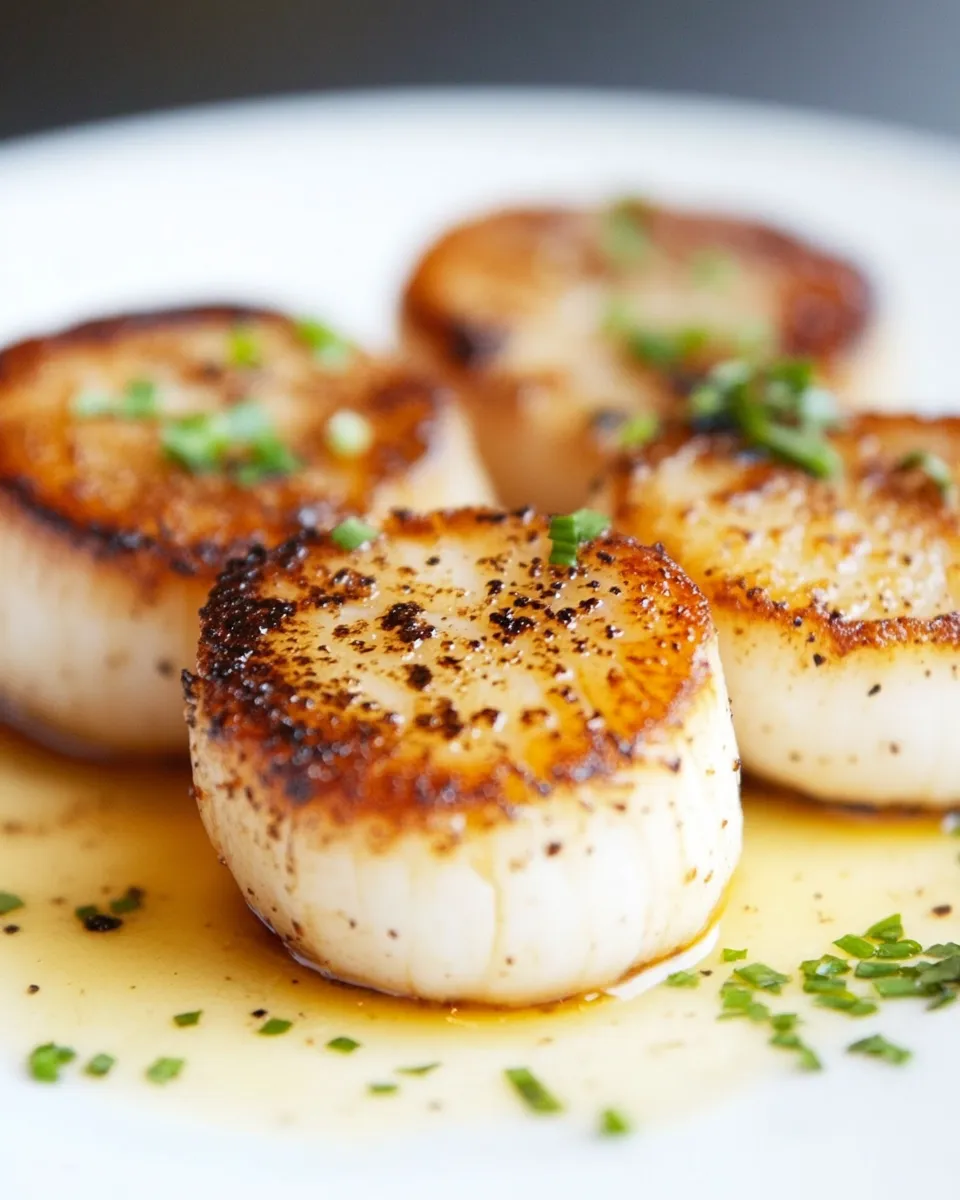 Quick Simple Pan Seared Scallops recipe photo