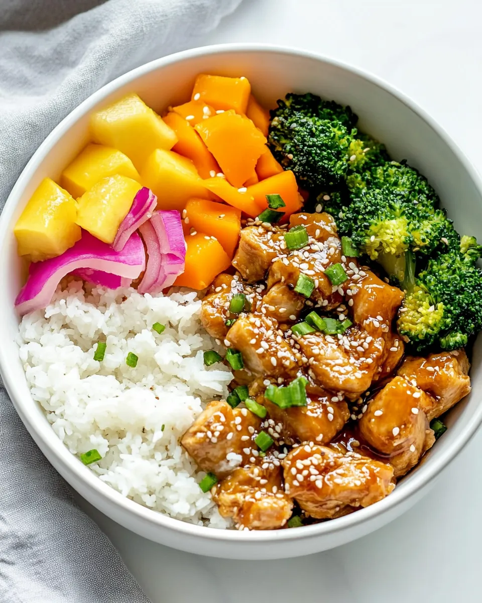 Quick Simple Teriyaki Bowl with Chicken dish photo