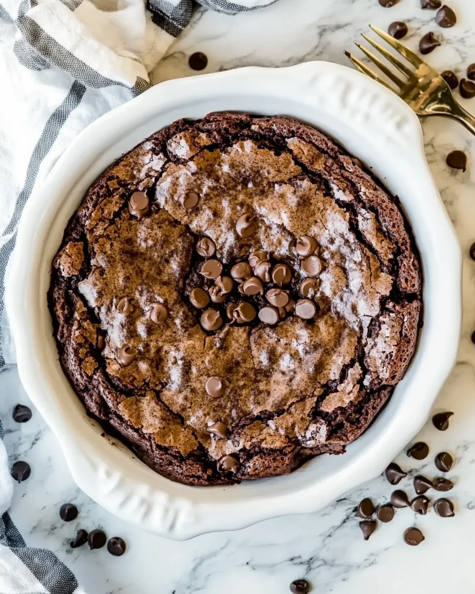 Homemade Skillet Brownies Recipe photo