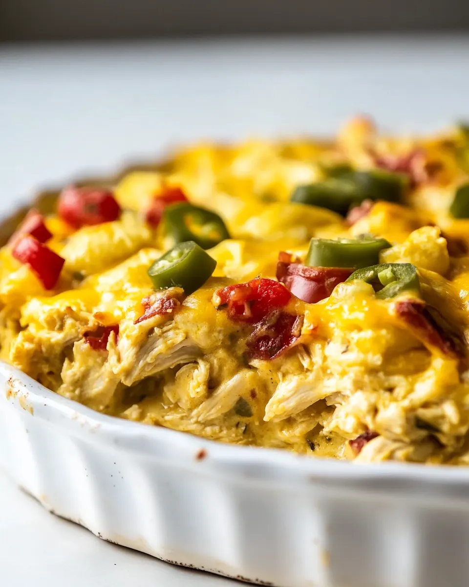 Easy Skinny Chicken Tortilla Casserole recipe photo