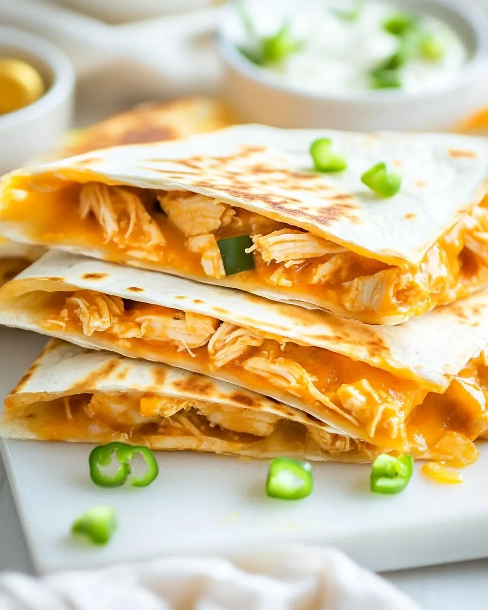 Classic Slow Cooker Chicken Quesadillas image