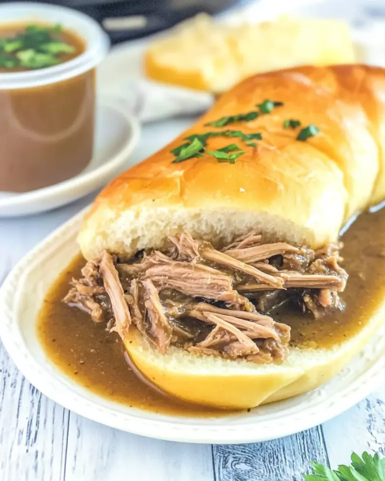 Easy Slow Cooker French Dip photo