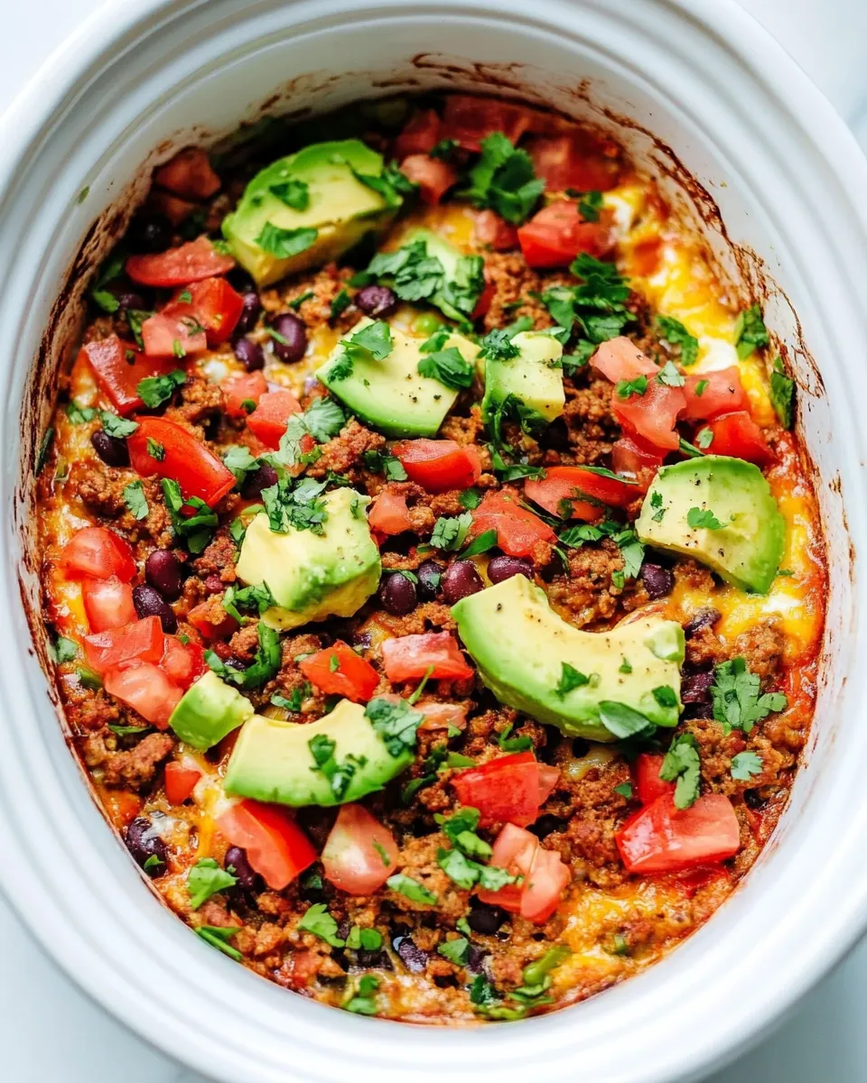 Homemade Slow Cooker Mexican Chorizo Egg Casserole photo
