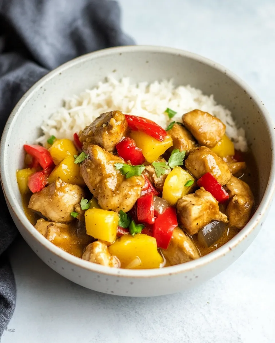 Classic Slow Cooker Polynesian Chicken image