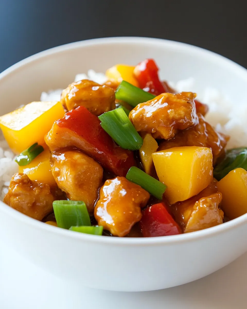 Easy Slow Cooker Sweet and Sour Chicken recipe photo