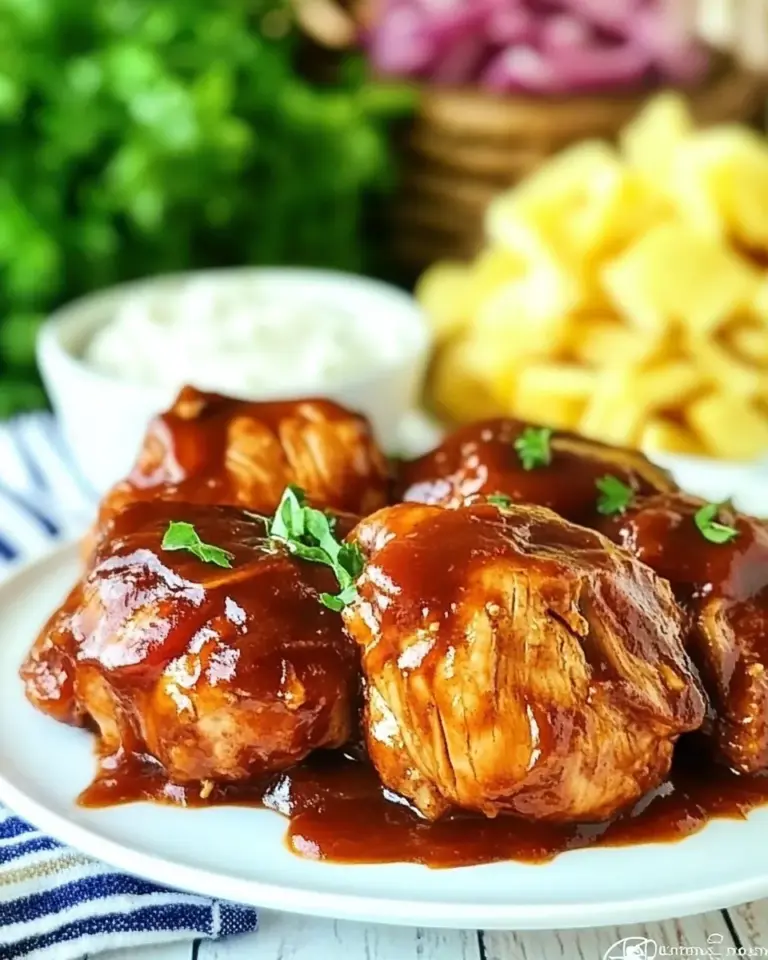 Homemade Slow Cooker Zesty BBQ Chicken photo