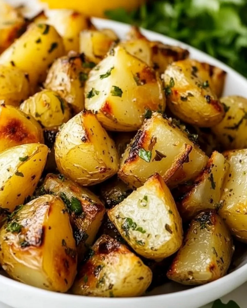 Classic Slow Roasted Greek Lemon Potatoes image