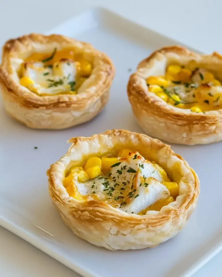Homemade Smoked Fish and Sweetcorn Tartlets photo